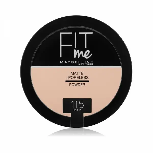 115 Ivory - Compact Poeder FIT ME ! Mat + Poreless van Maybelline New york Gemey Maybelline 12,99 €