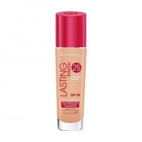 400 Natural Beige Rimmel Lasting Finish foundation met Serum Comfort SPF20 Rimmel London 16,99 €