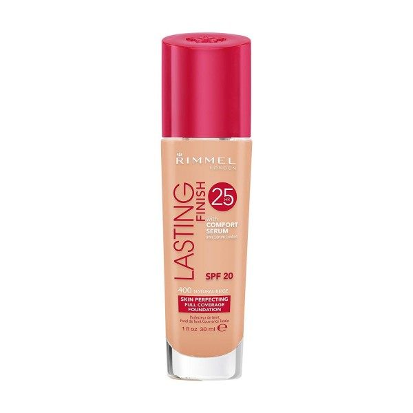 400 Natural Beige Rimmel Lasting Finish foundation with Serum Comfort SPF20 Rimmel London 16,99 €