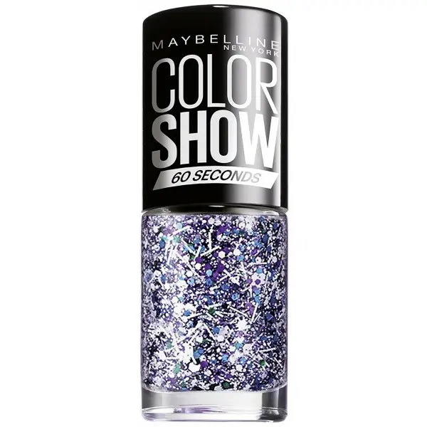 02 Branco Splatter TOP COAT - unha polaco Colorshow 60 Segundos de Gemey-Maybelline Gemey Maybelline 4,99 €