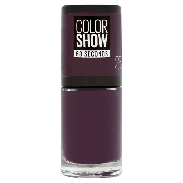 25 Plum - smalto Colorshow 60 Secondi di Gemey-Maybelline Gemey Maybelline 4,99 €