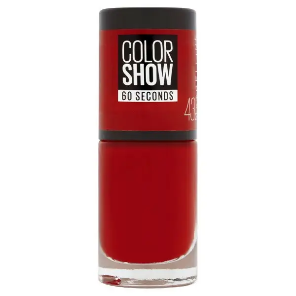 43 Rojo-Apple - Uñas Colorshow de 60 Segundos de Gemey-Maybelline Gemey Maybelline 4,99 €