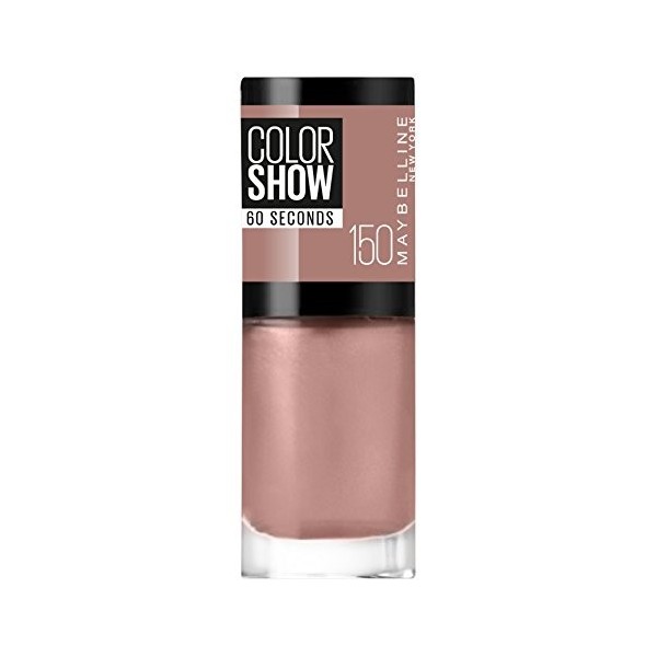 150 Mauve Kiss - Nail Polish Colorshow 60 Seconds of Gemey-Maybelline Gemey Maybelline 4,99 €