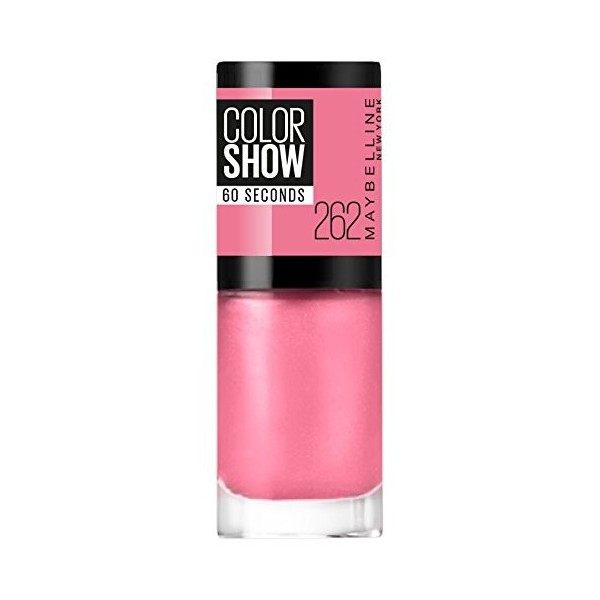 262 Pink Boom - Vernis à Ongles Colorshow 60 Seconds de Gemey-Maybelline Maybelline 1,20 €