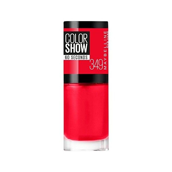349 Power Red - Nail Colorshow 60 Seconds of Gemey-Maybelline Gemey Maybelline 4,99 €