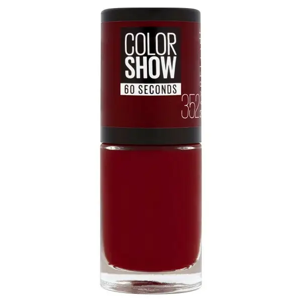 352 Downtown Red - Vernis à Ongles Colorshow 60 Seconds de Gemey-Maybelline Maybelline 2,05 €