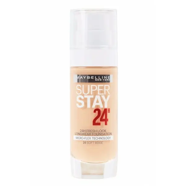 028 Soft Beige - Fond de Teint Fluide Superstay 24H de Gemey Maybelline Maybelline 6,00&nbsp;€