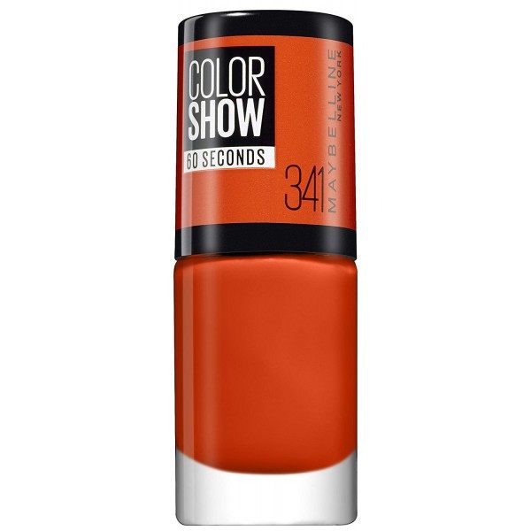 341 Orange Attack - Nail Colorshow 60 Seconds of Gemey-Maybelline Gemey Maybelline 4,99 €