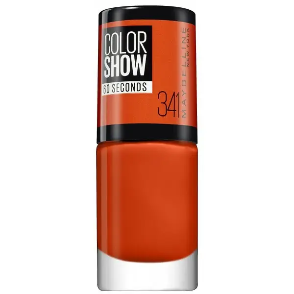 341 Orange Attack - Nail Colorshow 60 Seconds of Gemey-Maybelline Gemey Maybelline 4,99 €