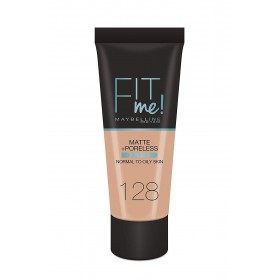 128 Quente Nude - fundación AXUSTE ME MATE & PORELESS de Maybelline Gemey Maybelline 11,90 €