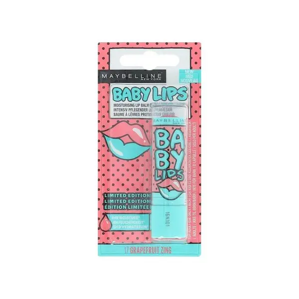 17 Grapefruit Zing - Baume à lèvres Hydratant Baby Lips Gemey Maybelline Maybelline 2,00&nbsp;€