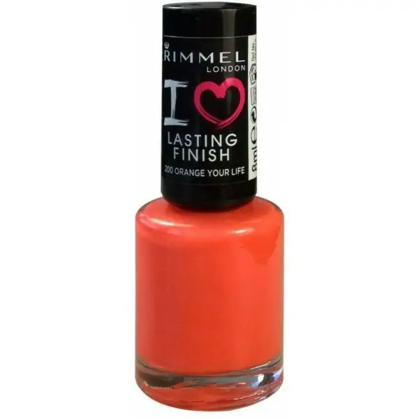 200 Orange Your Life - Vernis à Ongles I Love Lasting Finish Rimmel London Rimmel London 0,49&nbsp;€