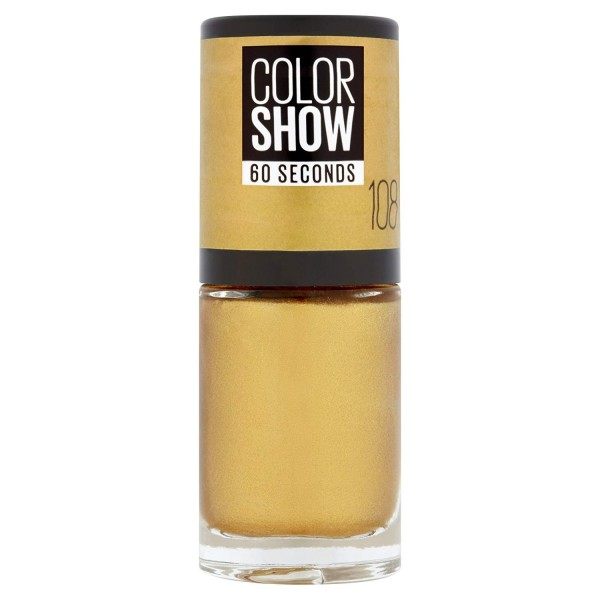 108 Golden Sand - Vernis à Ongles Colorshow 60 Seconds de Gemey-Maybelline Maybelline 3,00 €