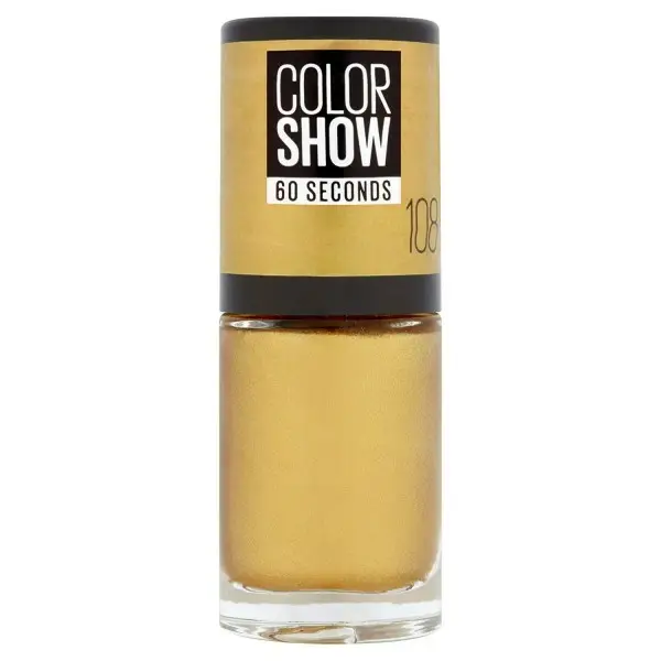 108 Sabbia Dorata - Nail Colorshow 60 Secondi di Gemey-Maybelline Gemey Maybelline 4,99 €