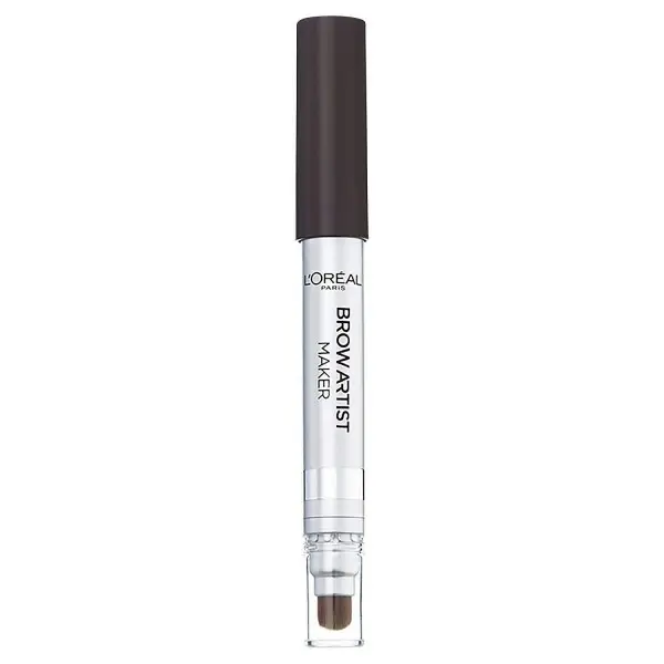 Kastanje Donker bruin / Donker Bruin - Wenkbrauw Potlood Klaar Poeder + Borstel Styling Kabuki L 'oréal Paris, L' oréal Paris,