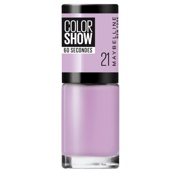 21 Lila Vino - esmalte de Uñas Colorshow de Maybelline New york Gemey Maybelline 1,99 €