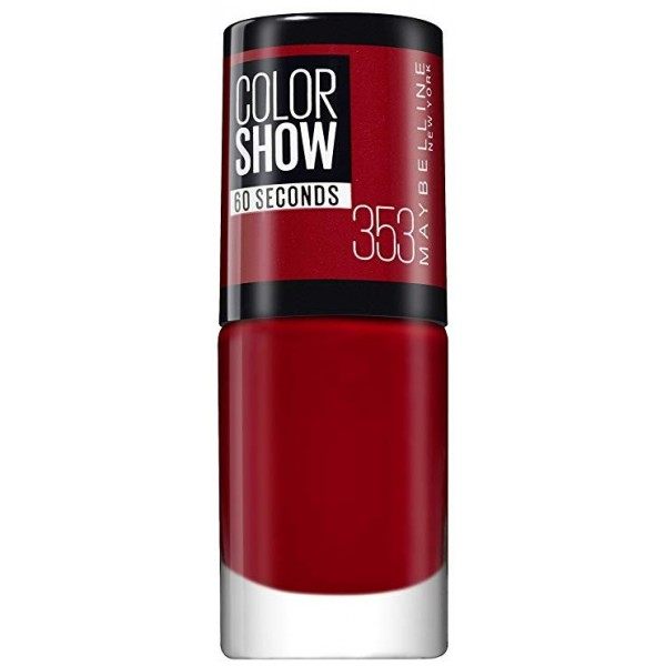 353 Red - Vernis à Ongles Colorshow de Maybelline New york Maybelline 2,00 €