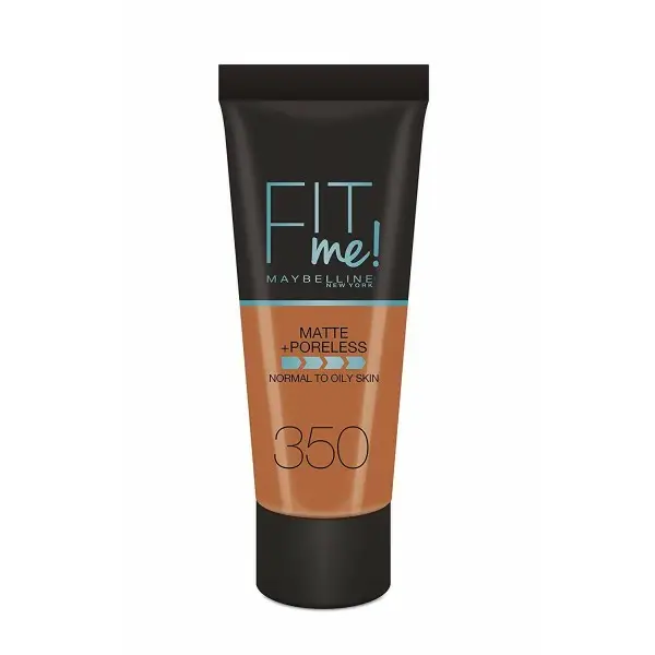 350 Caramel foundation FIT ME MATTE & PORELESS from Maybelline Gemey Maybelline 7,99 €