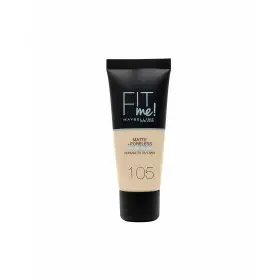 105 Ivoire Naturel - Fond de Teint FIT ME MATTE & PORELESS de Maybelline Maybelline 5,99&nbsp;€