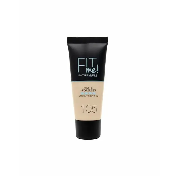 105 Natural Ivory - foundation FIT ME MATTE & PORELESS from Maybelline Gemey Maybelline 7,99 €