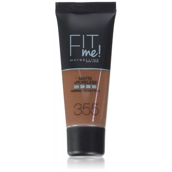 355 Noix de Pécan - Fond de Teint FIT ME MATTE & PORELESS de Maybelline Maybelline 2,50 €