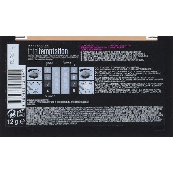 Palette Fards à Paupières et Highlighters Total Temptation Maybelline New York Maybelline 4,00 €
