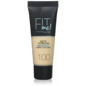 100 Ivory Gilded - foundation FIT ME MATTE & PORELESS from Maybelline Gemey Maybelline 5,99 €