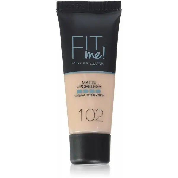 102 Avorio chiaro - fondazione ADATTA a ME MATTE & PORELESS da Gemey Maybelline Maybelline 5,99 €
