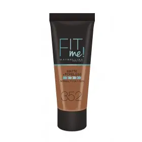 352 Cacao - fundación FIT ME MATE y sin poros de Maybelline Gemey Maybelline 5,99 €
