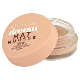 20 Beige sin Brillo de la fundación Dream Matte Mousse de FPS18 de Gemey Maybelline Gemey Maybelline 5,99 €