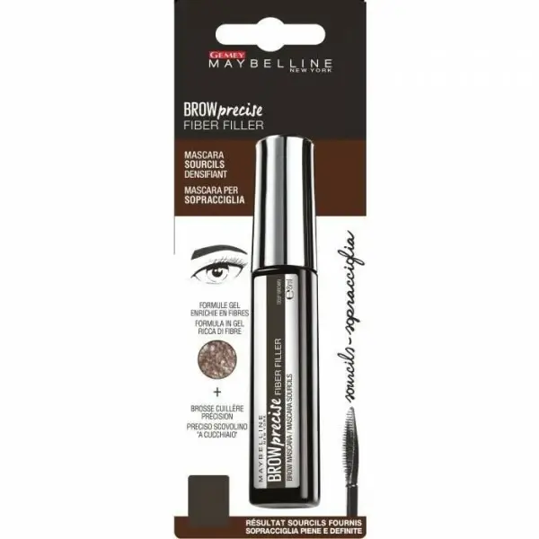 Bruine Mascara Wenkbrauwen WENKBRAUWEN PRECIEZE Fibber Filler Gemey Maybelline Gemey Maybelline 4,99 €