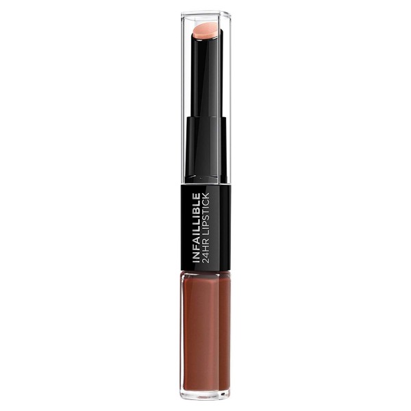 117 Betiereko - Brown lipstick Erasoezinak DUO 24H de L 'oréal Paris, L' oréal Paris, 5,99 €