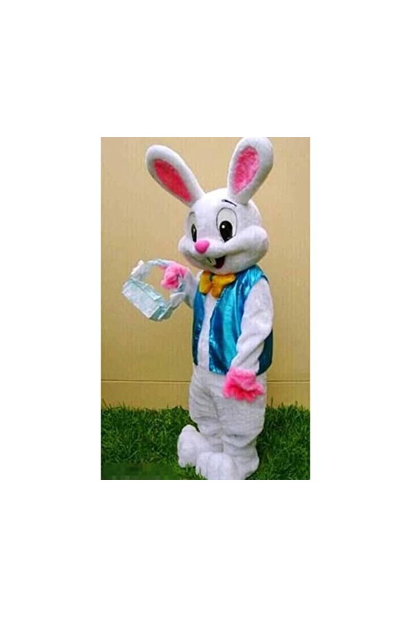 F Fityle Costume de lapin adulte de luxe Costume de poupée lapin co