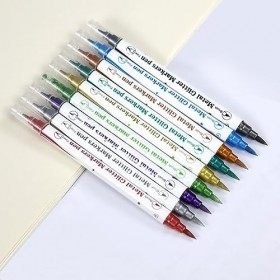 Tatouage Temporaires, Stylos Tatouage Enfant Kit,10 Tatouage Stylo Tatouage Pailleté,Pochoir Tatouage,Qualité Cosmétique à Ut