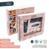 Set pour Tatouages Temporaires - Make Up Noir et Tampon + 80 Strass Autocollants + 2 Pierres à Tatouer - Taille S Tatouage