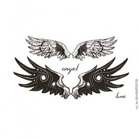 Tatouage Temporaire Femme Homme Ailes dAnge Tatouage Éphémère Femme Homme Ailes dAnge - AVASTORE Tatouage