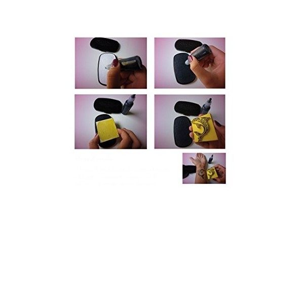 Pierre Tatouage Temporaire en résine Magic Tattoo- PALMIER 3, 8 cm X 4 ,7CM pierre seule sans le kit encre Tatouage