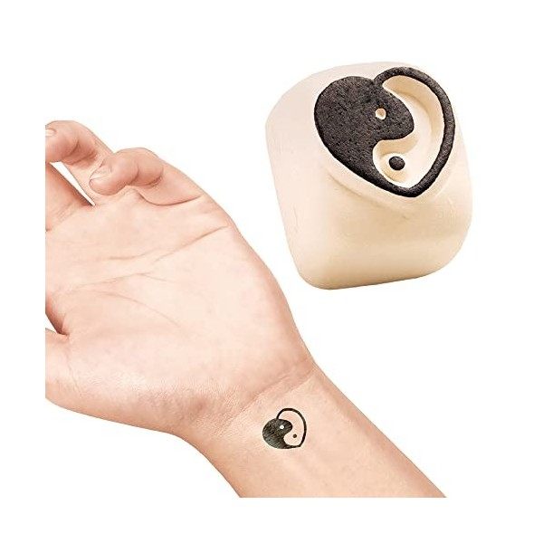 LaDot Tatouage Temporaire pour Enfants et Adultes, Faux Tatouage Doux pour la Peau, Tampon de Tatouage Ephemere pour le Corps...
