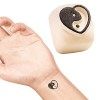 LaDot Tatouage Temporaire pour Enfants et Adultes, Faux Tatouage Doux pour la Peau, Tampon de Tatouage Ephemere pour le Corps...