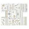 Lot de 11 feuilles de tatouages temporaires métallisés doré argenté turquoise Tatouage