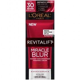 LOREAL - RevitaLift Miracle Blur Instant Skin Smoother Finishing Cream SPF 30-1.18 fl. oz. 35 ml Crème Jour et Nuit