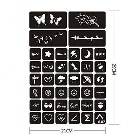 Kit De Tatouages ​​temporaires Jagua,kit De Tatouage Temporaire De Fausses Taches De Rousseur,teinture De Tatouage 1pcs 2pcs 