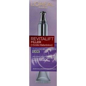 LOréal Paris Revitalift Filler Contorno de Ojos Revitalizante, Con Ácido Hialurónico Puro, 15 ml Crème Jour et Nuit