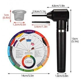 ATOMUS Tattoo Ink Mixer Machine Kit Black Electric Tattoo Pigment Agitator Mixing 100pcs Mixing Sticks Tattoo Ink Cups 1pc Mi