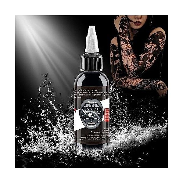 Baodeli Super Black Tattoo Ink – Tribal – Shade – Safe – Permanent – Dynamic Pure Black Ink Tattoo Supply Body Painting Art 