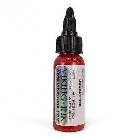 VIKING INK - Double Red 1oz 30 ml - Encre de Tatouage