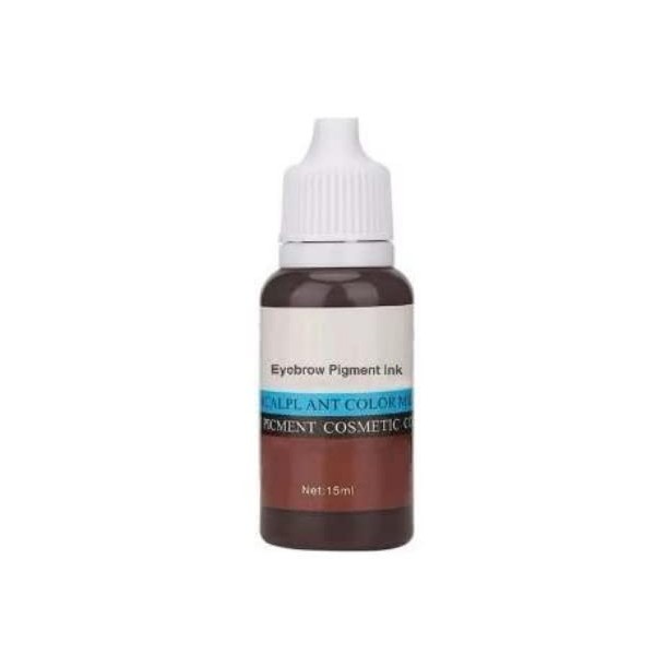 15 ml Pigment pour tatouage de sourcils, Encre de tatouage de bouteille pigment naturel pur pour le tatouage des sourcils Mic