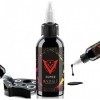 Baodeli Elemental Tattoo Supplies Encre noire 30 ml Parfait pour doublure et ombrage - Tribal - Permanent - Stable - Vérita T...