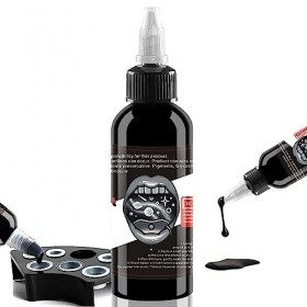 Baodeli 1 flacon dencre de tatouage super noire – Tribal – Nuance – Sûre – Permanente – Encre noire pure dynamique pour tato ...