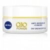 NIVEA Q10 Power SPF15 Crème de jour raffermissante, hydratante anti-âge + créatine & Q10 pour femme Réduit lapparence des ri ...